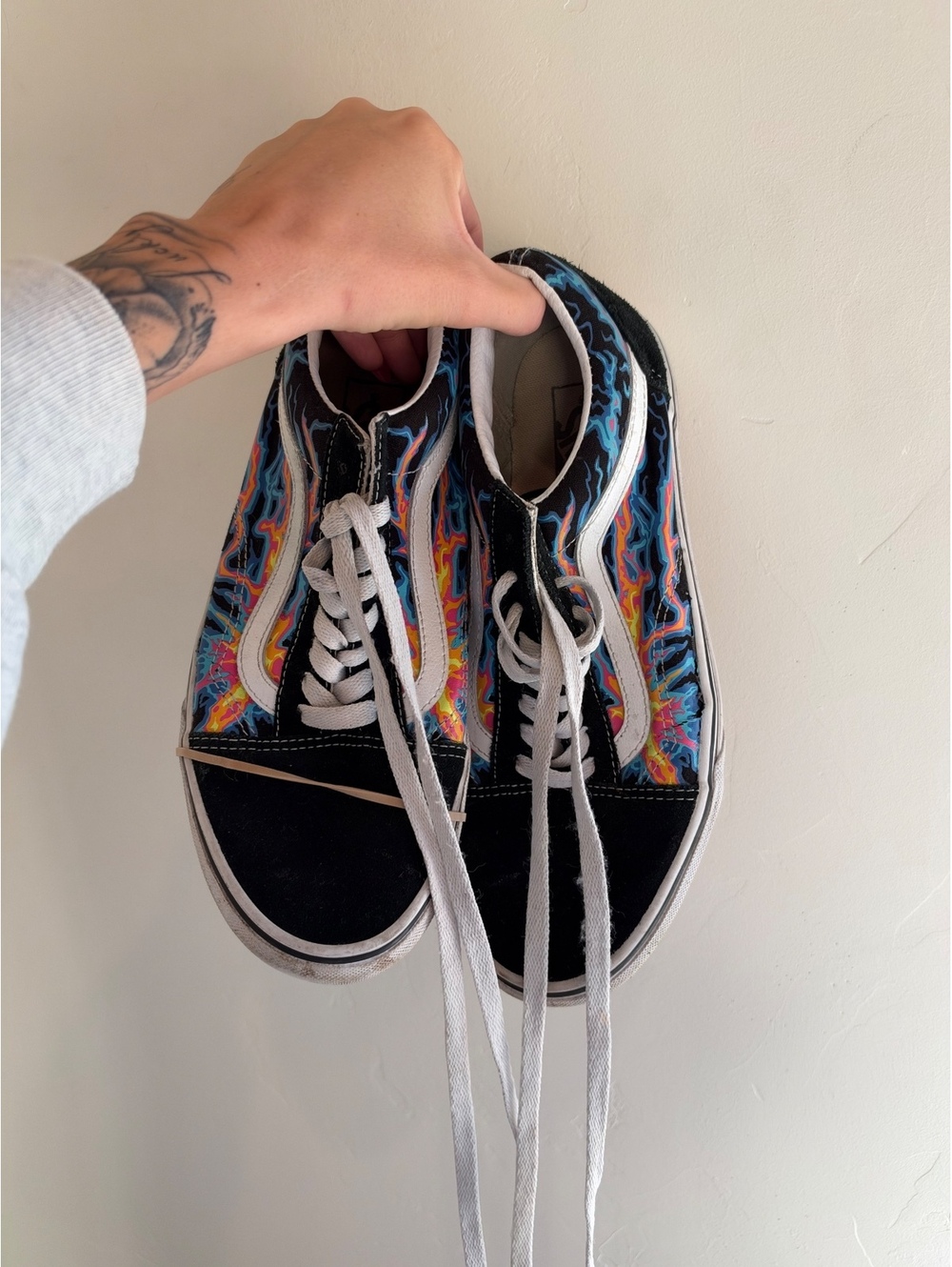 Vans Old Skool Colorful Abstract Print Sneakers Men’s 8.5 Women’s 10